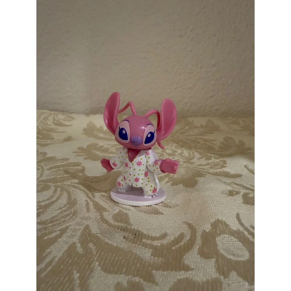 Disney Lilo and Stitch Mini Figure Lot 10pc Lilo Angel Scrump Hula Guitar PJs